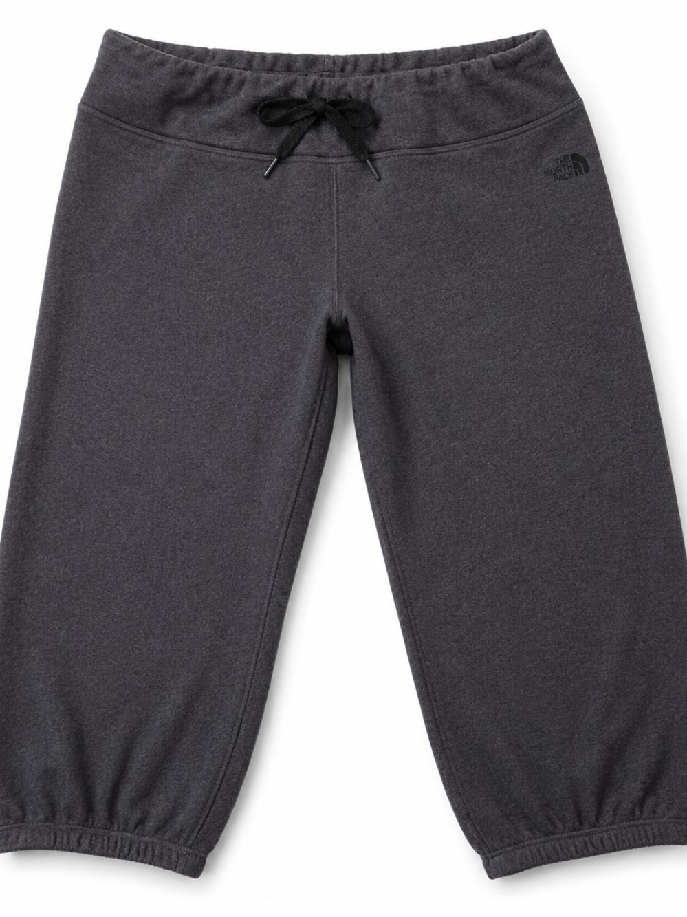 The North Face Women’s XXL Charcoal Gray Fleece Capri Jogger Pants Drawstring